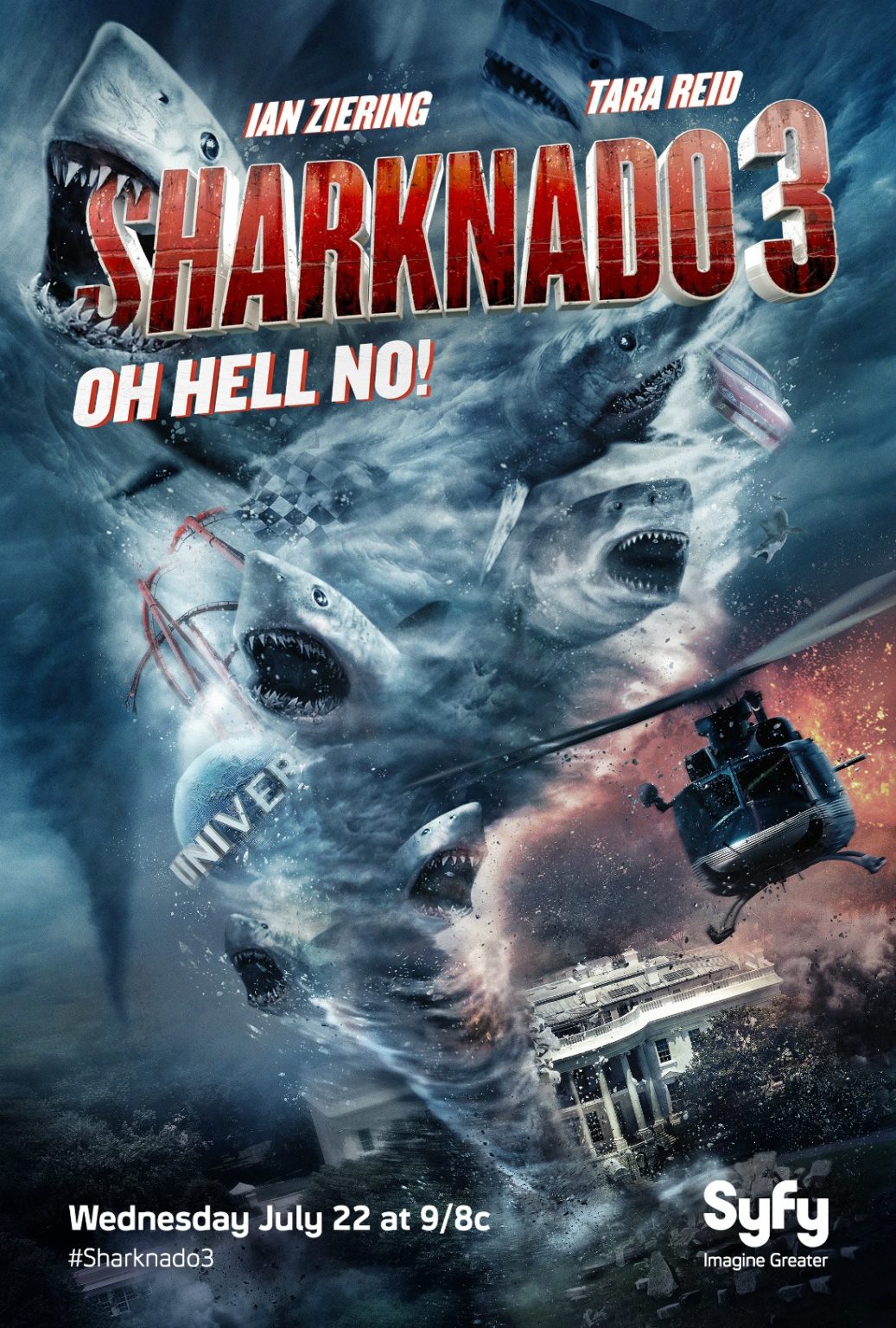 FIRST LOOK Syfy Reveals Official 'Sharknado 3' Movie Poster The