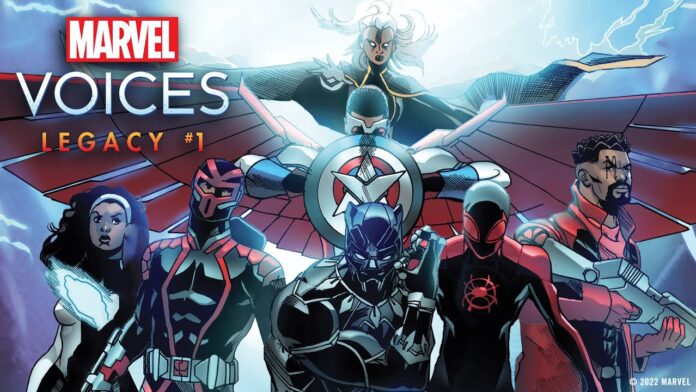 the heroes featured in marvel's voices legacy #1