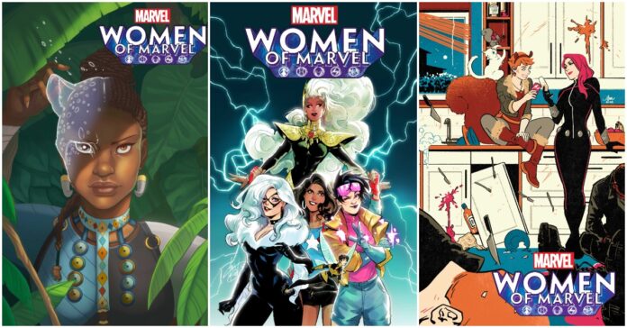 variant covers of the women of marvel comics 2022