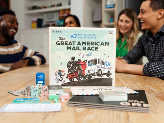 great american mail race boardgame