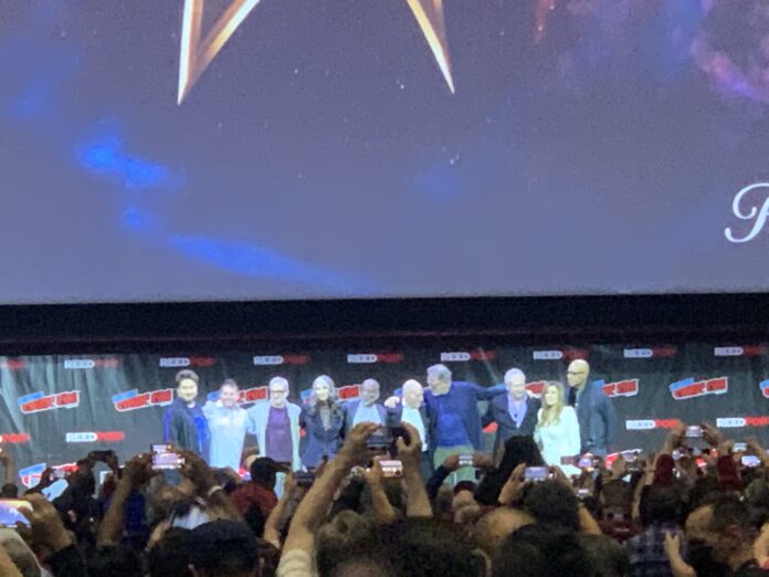 The cast of Star Trek Picard at New York Comic Con