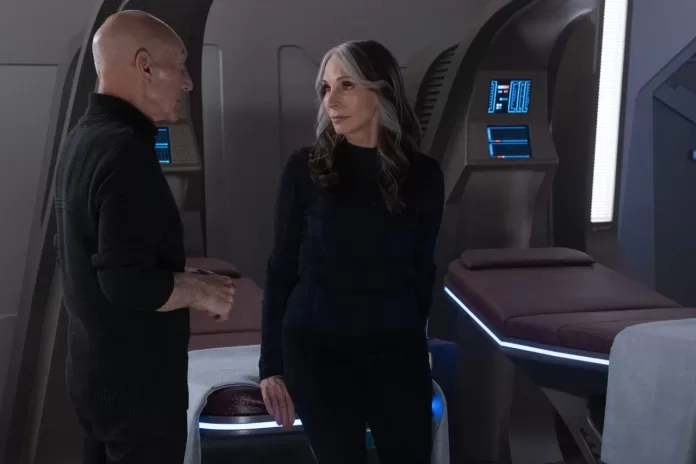 Picard and Beverly